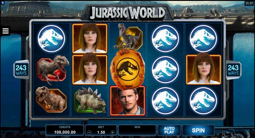 Jurassic World เกมสล็อตออนไลน์จากค่ายเกมสล็อต Microgaming ที่เปิดให้บริการมานานนับหลายปี