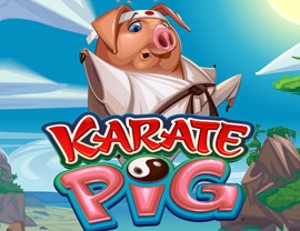 Karate pig เกมสล็อตหมูคาราเต้ จากค่ายเกม Microgaming