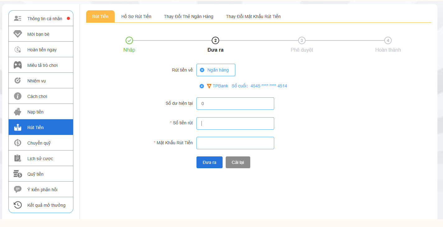 AU88 – TRANG CHỦ 29 Hướng dẫn chi tiết các bước rút tiền AU88